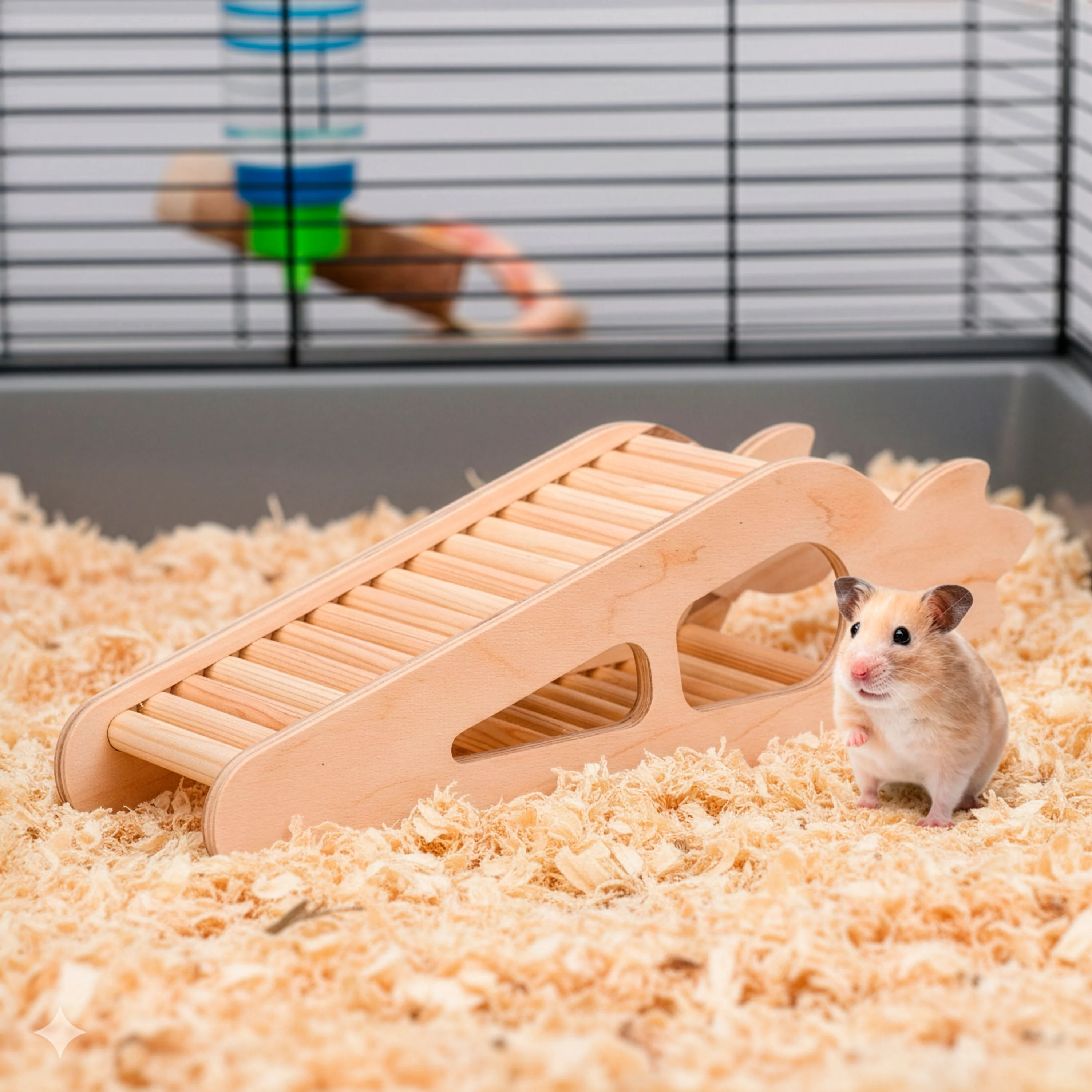 ARCADE CARROT Wooden hamster toy - Image 6