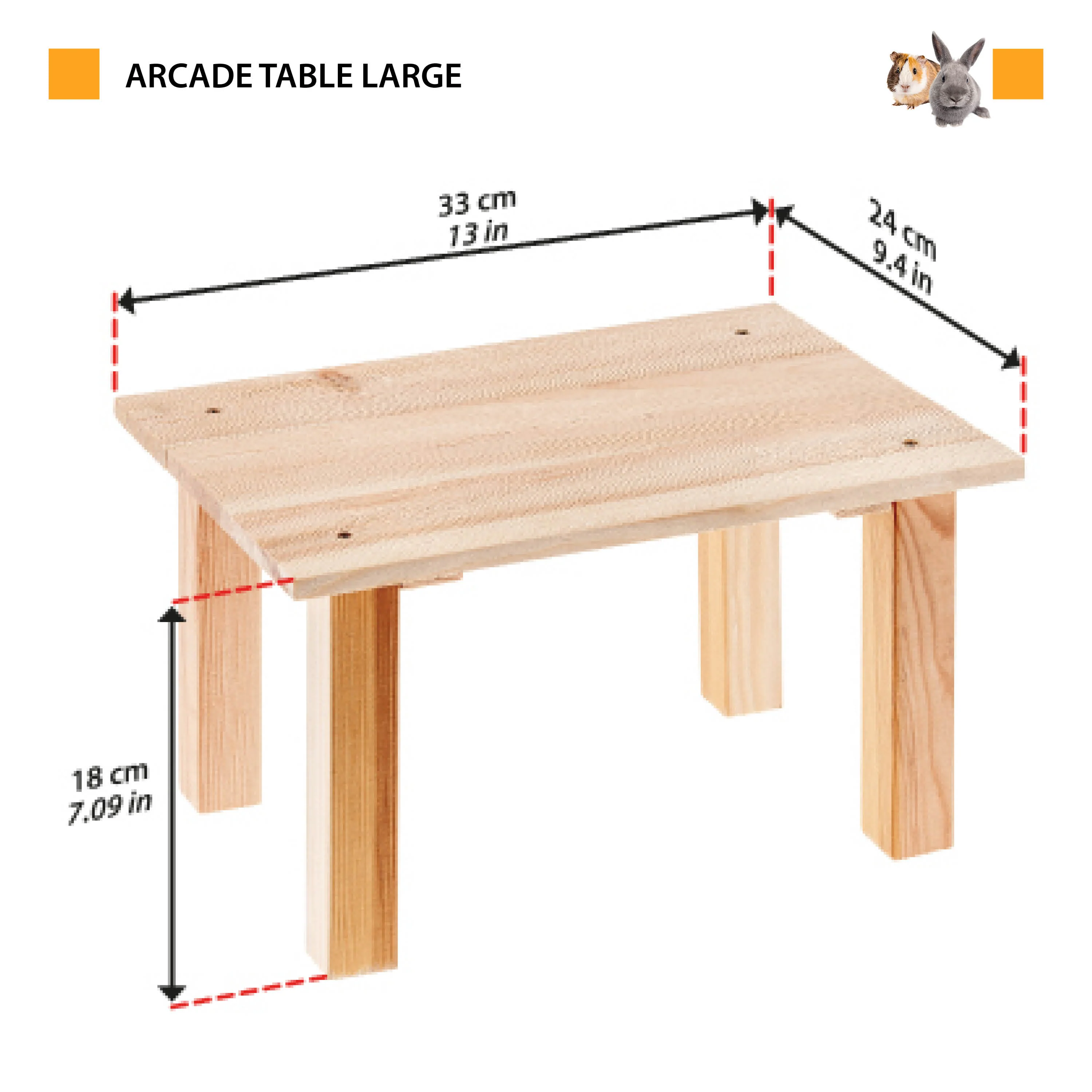 ARCADE TABLE Wooden toy for small animals - Image 2