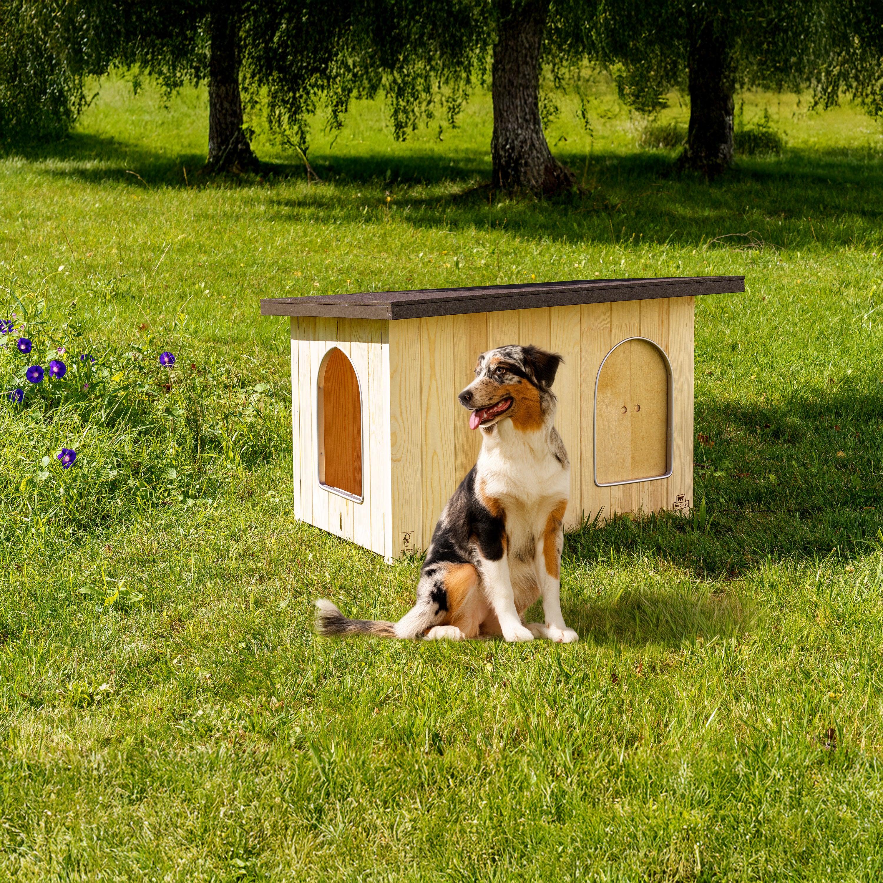CLICKO wooden dog kennel - Image 12