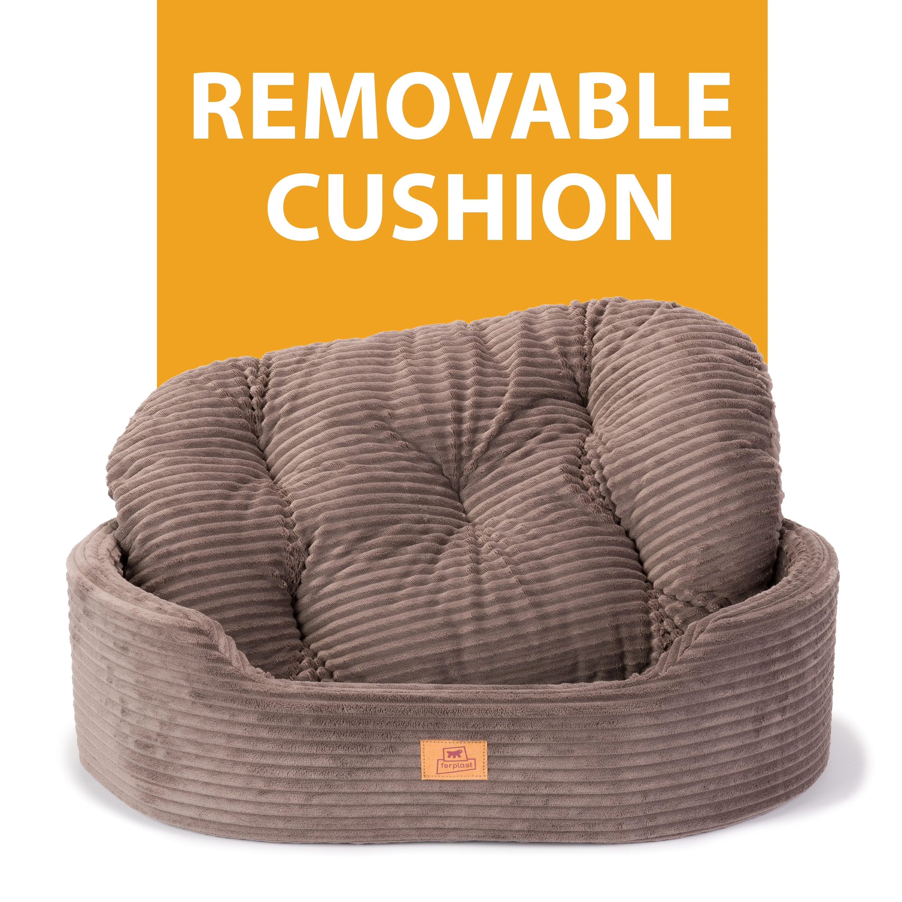 DANDY CORDUROY Sofa-style bed with removable cushion for dogs and cats - Image 16