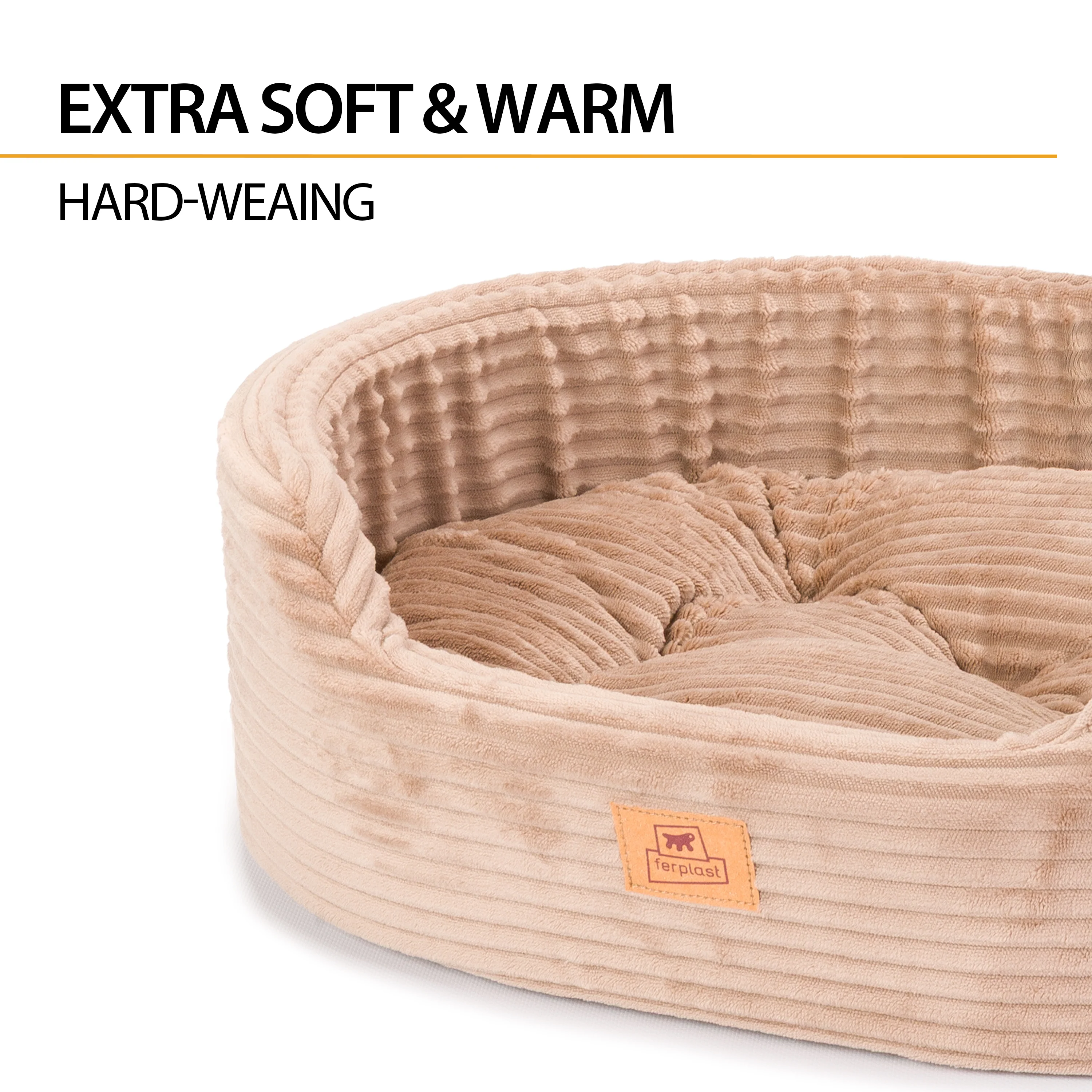 DANDY CORDUROY Sofa-style bed with removable cushion for dogs and cats - Image 6
