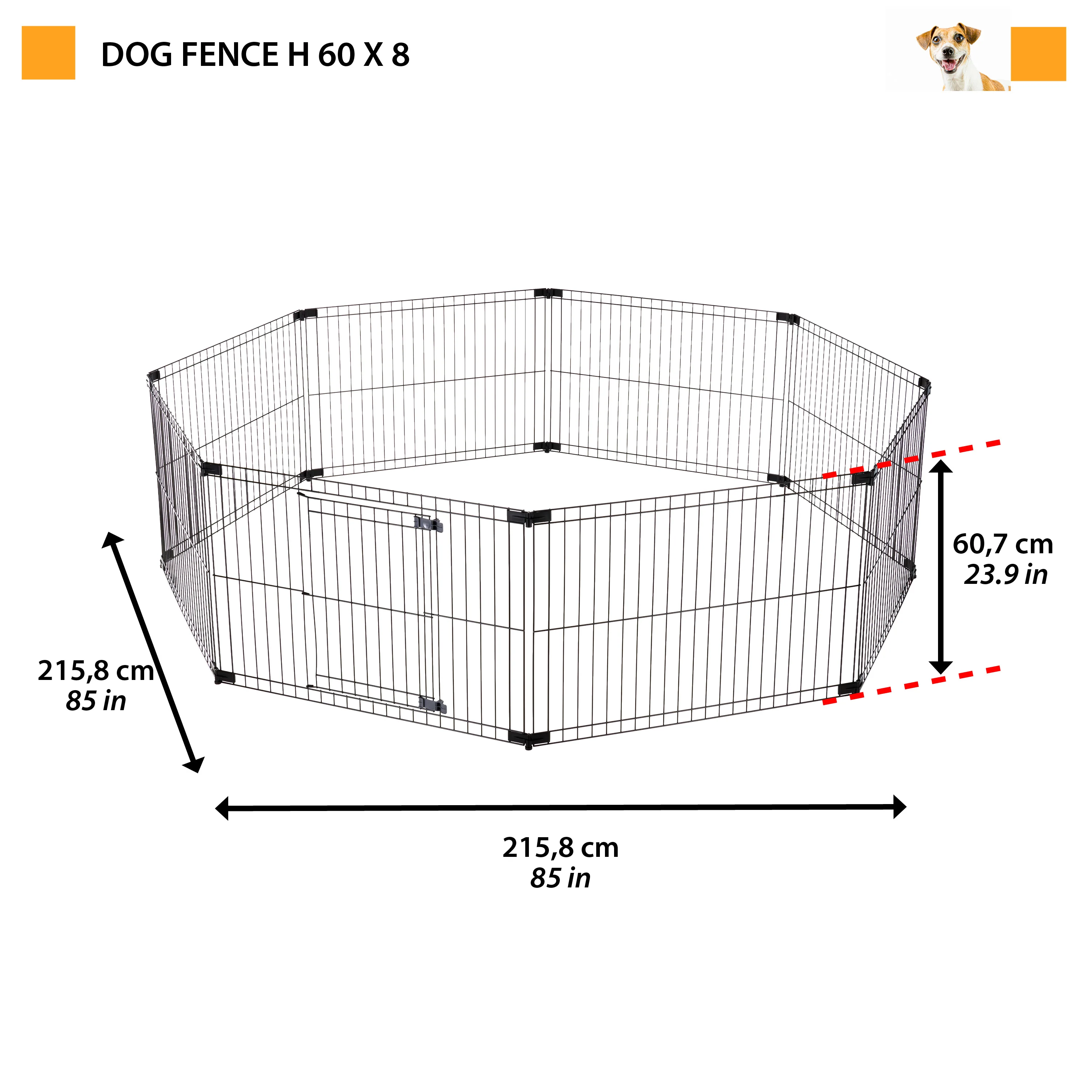 DOG FENCE modular dog playpen - Image 12