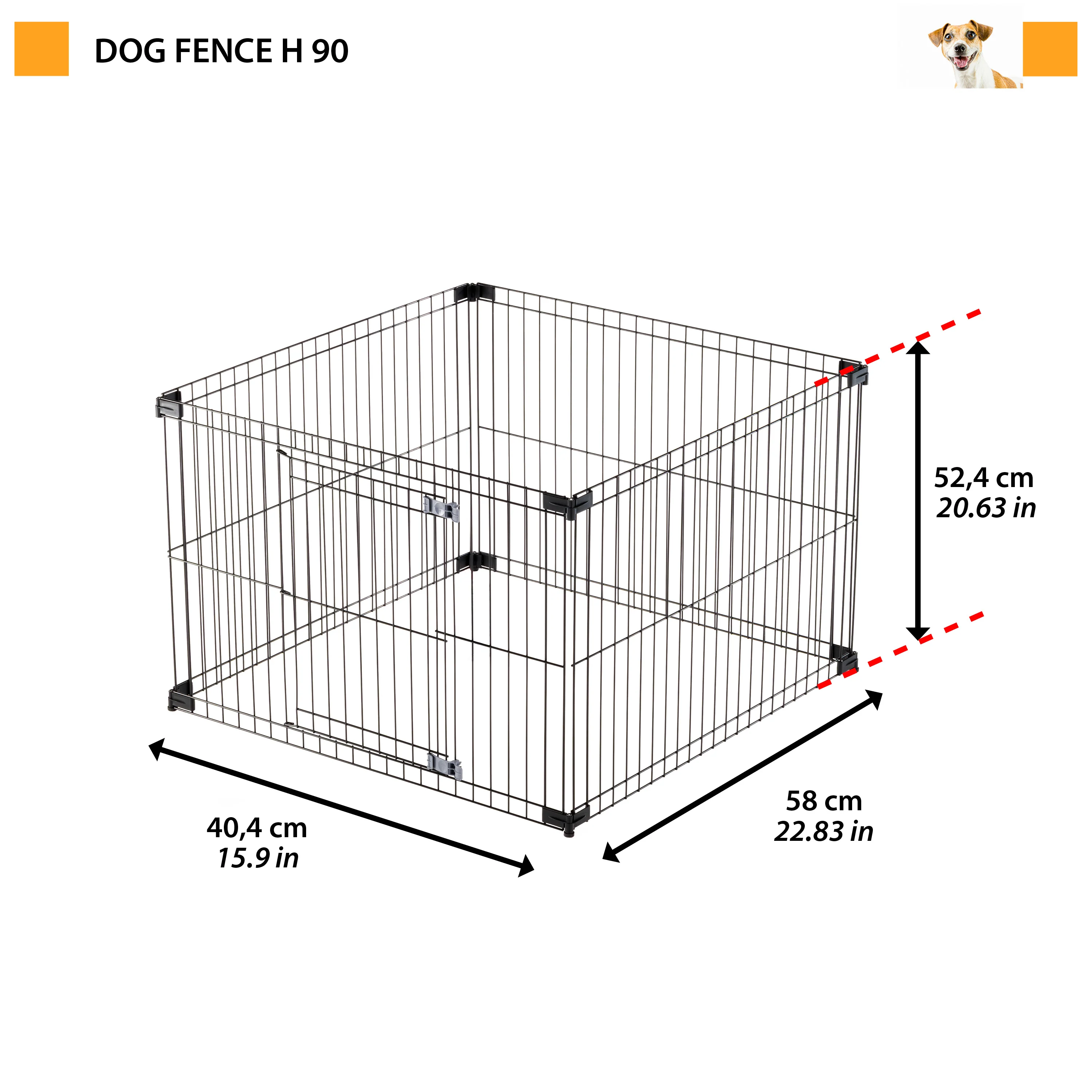 DOG FENCE modular dog playpen - Image 19