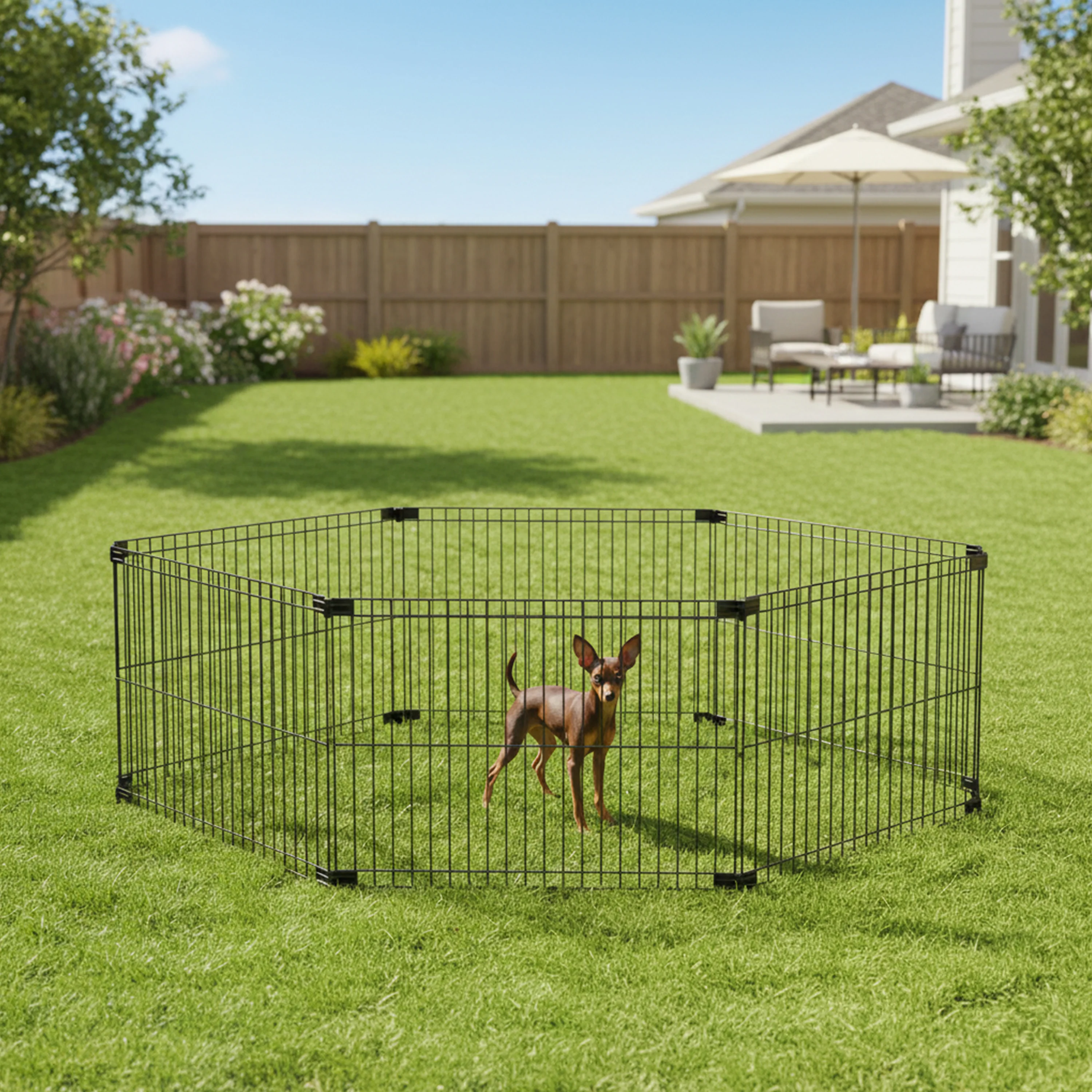 DOG FENCE modular dog playpen - Image 4