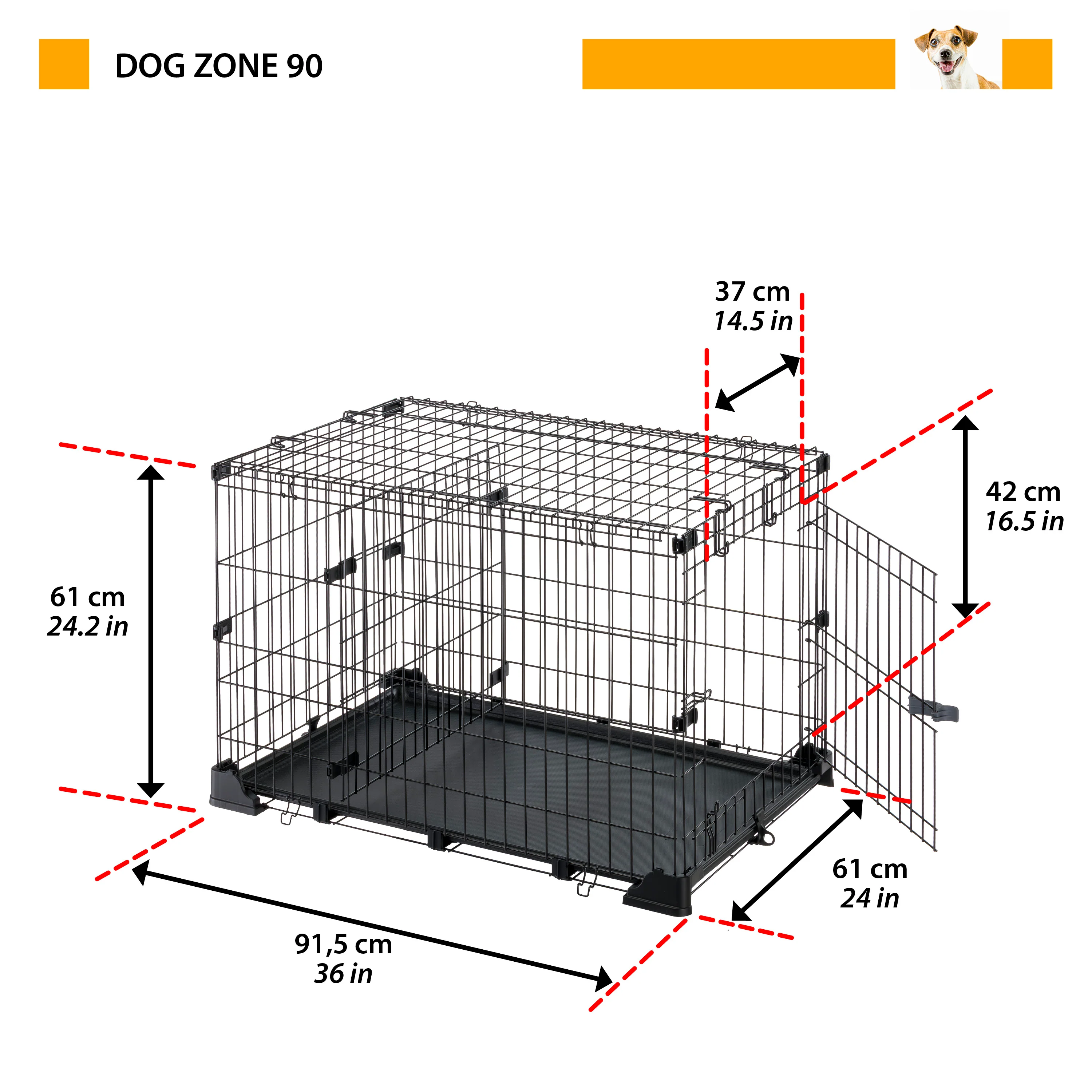 DOG ZONE dog crate - Image 15