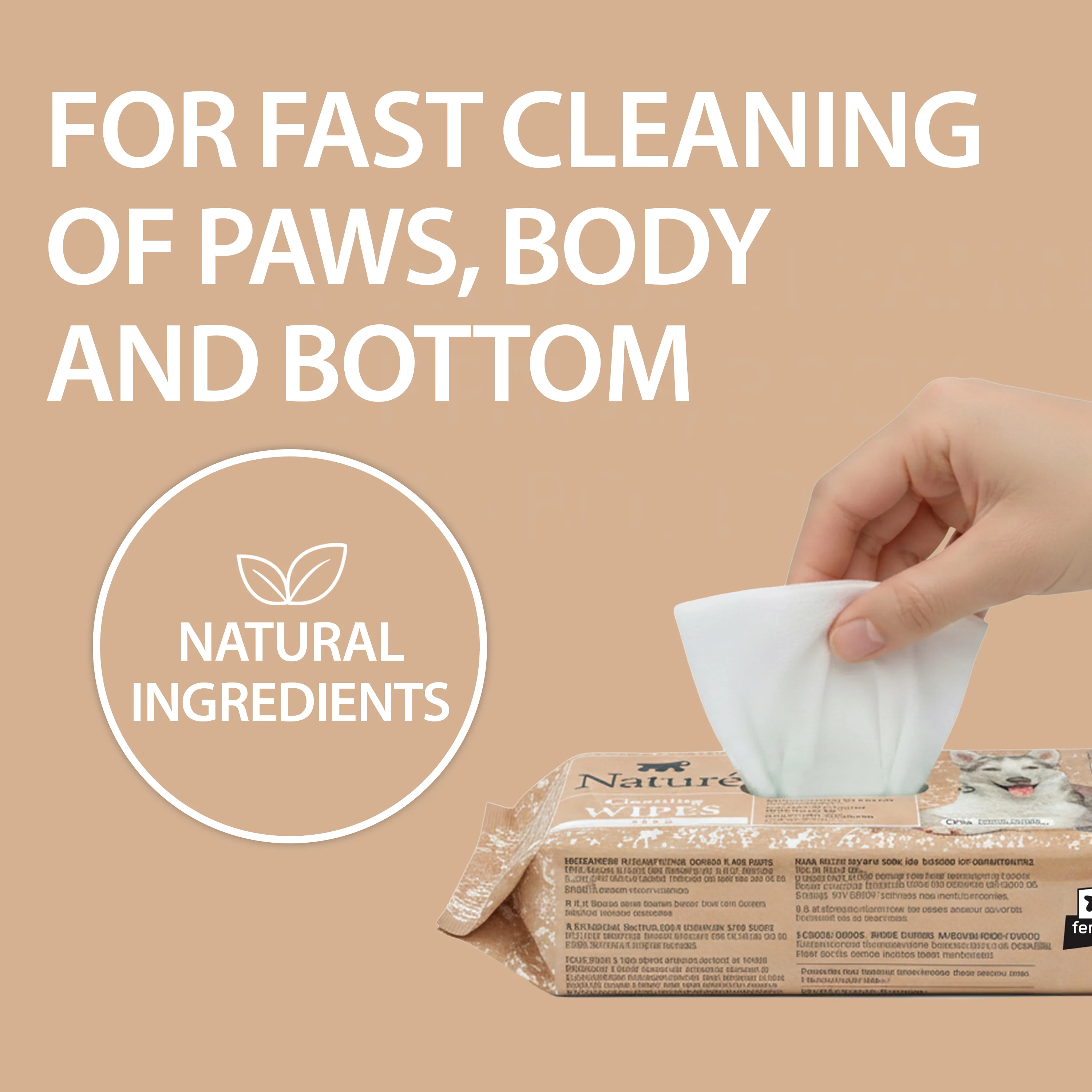 ALOE VERA DOG AND CAT WIPES NATURÉ (X40) - Image 6