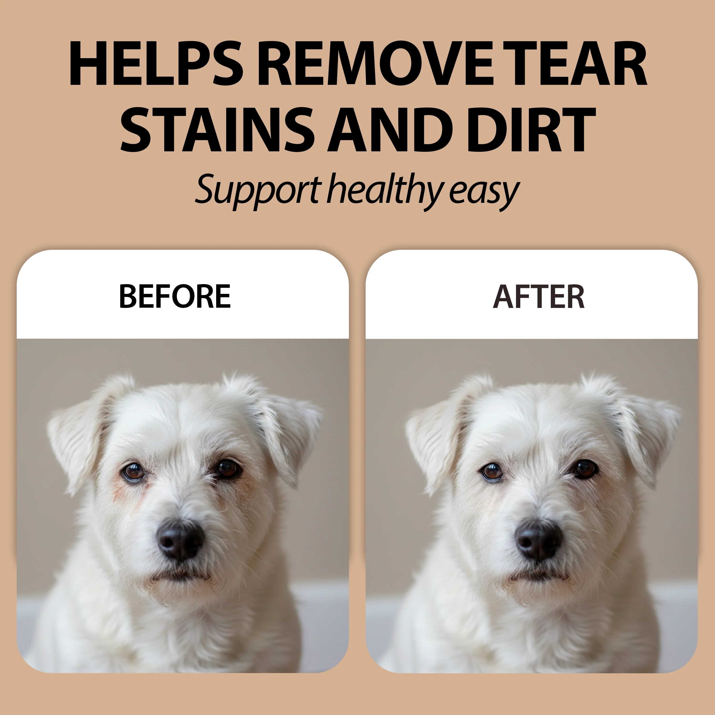 DOG AND CAT EYE CLEANING WIPES NATURÉ(x120) - Image 5