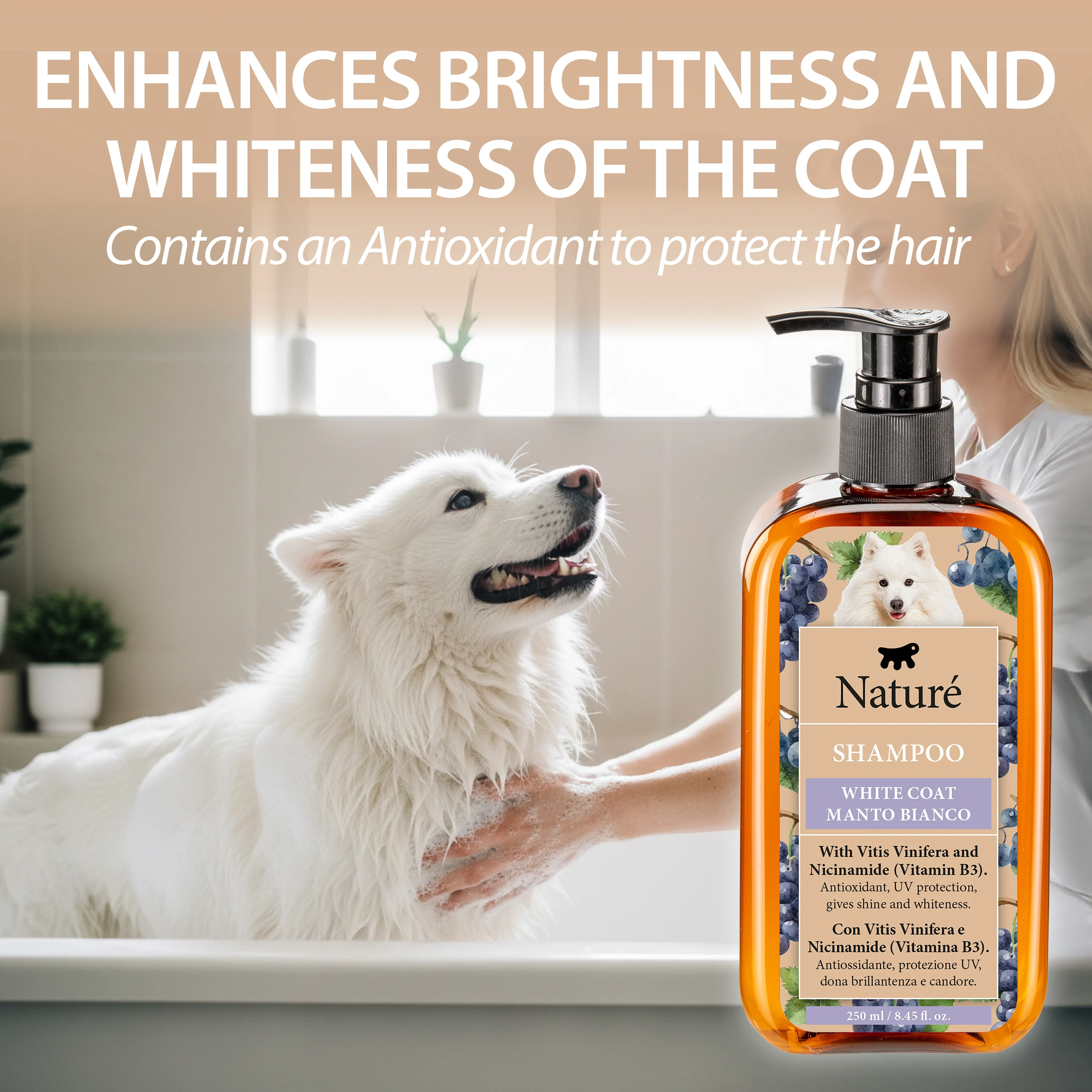 NATURÉ WHITE COAT DOG SHAMPOO - Image 3