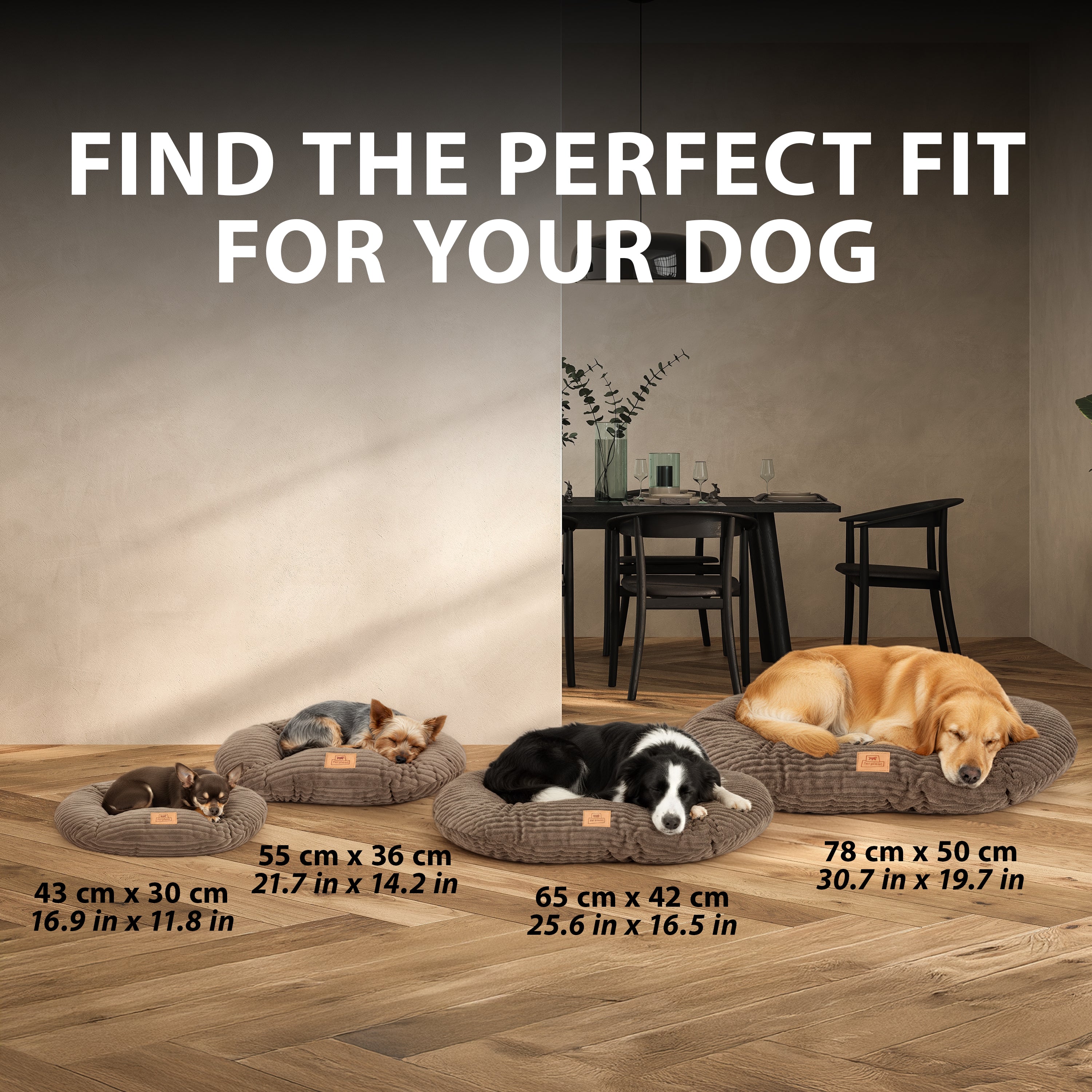 RELAX CORDUROY Oval cushion for dogs and cats - Image 28