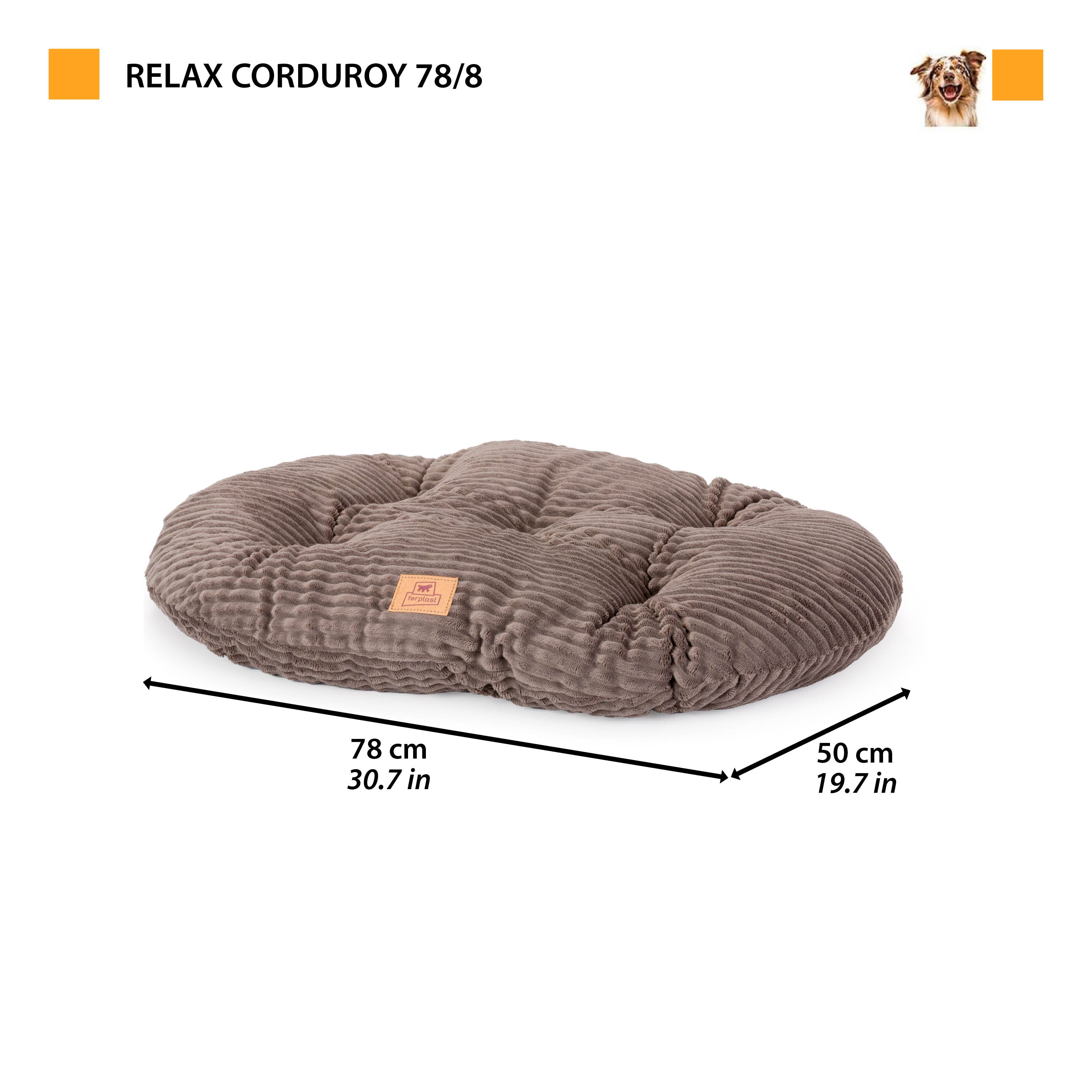 RELAX CORDUROY Oval cushion for dogs and cats - Image 40
