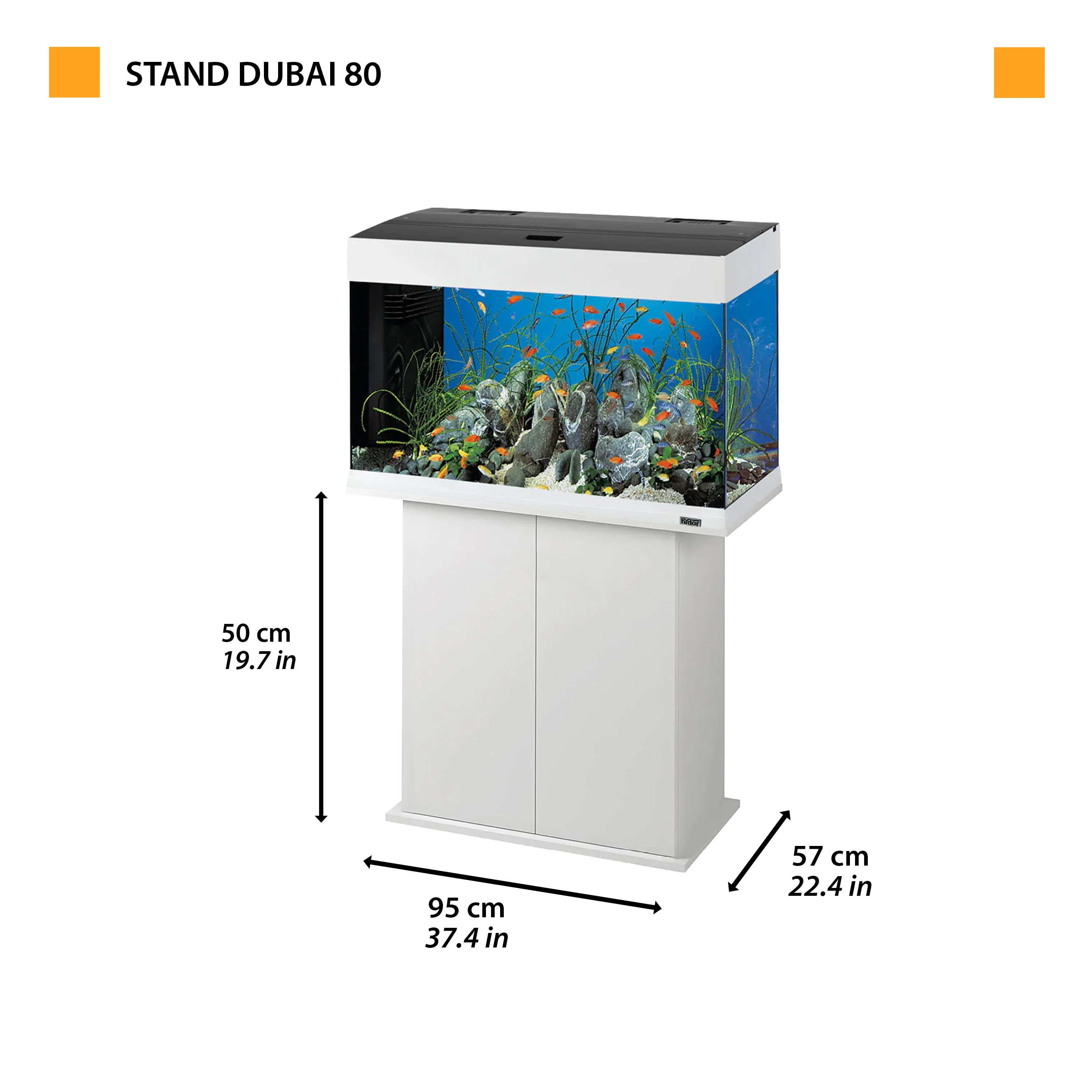 STAND DUBAI 80 White - Image 2